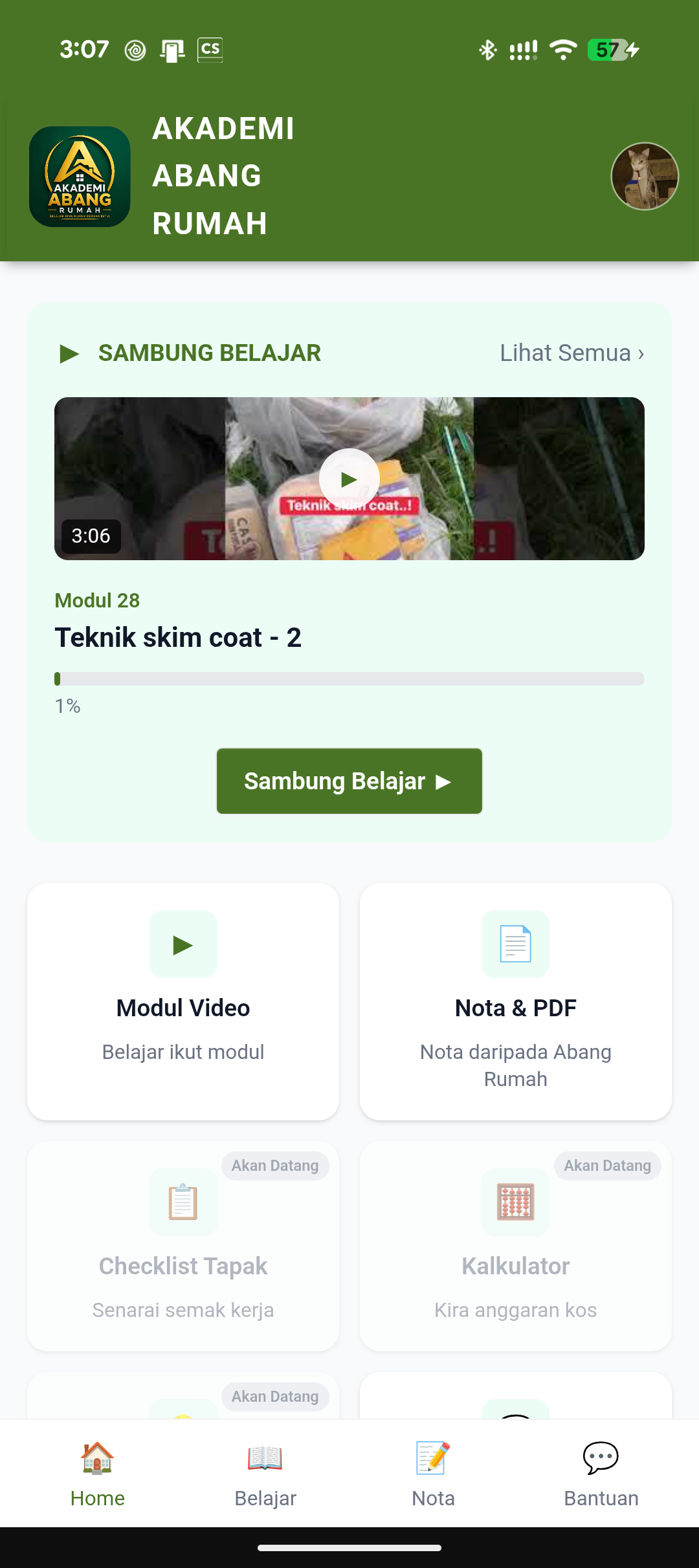 Akademi Abang Rumah App Screenshot